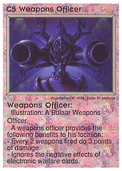 C5 - Weapons Officerbr>Set: Series II (Primary Edition)