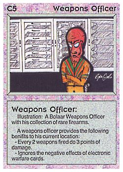 C5 - Weapons Officer<br>Set: Series I (Alpha)
