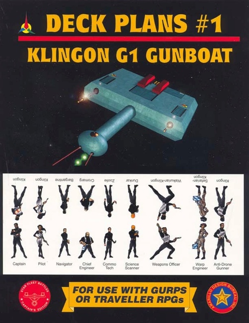 GURPS Prime Directive: Deck Plans #1: Klingon G1 Gunboat