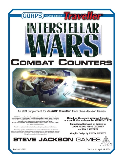 GURPS Traveller: Interstellar Wars: Combat Counters