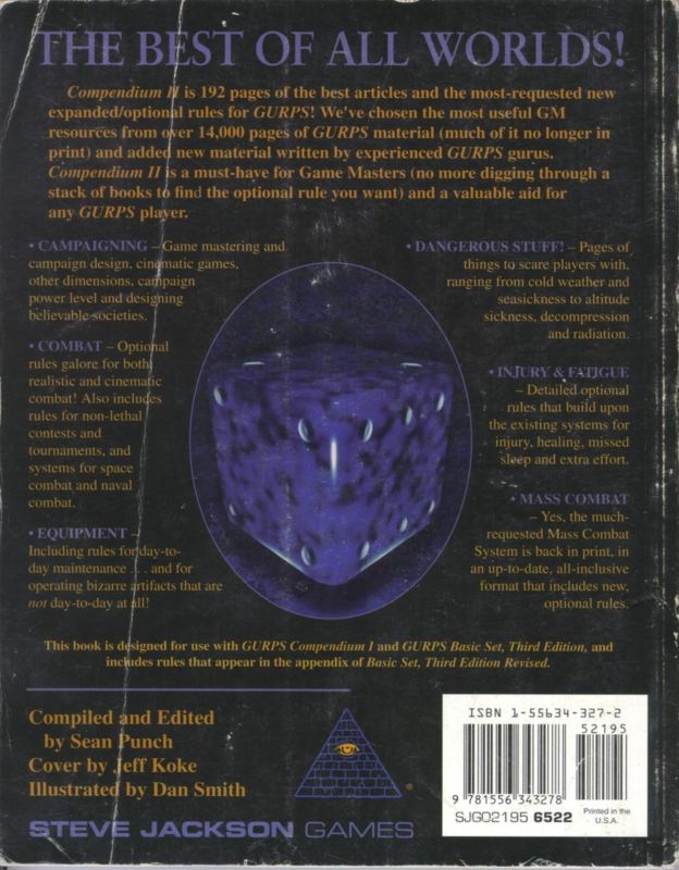 GURPS Compendium II (Back)