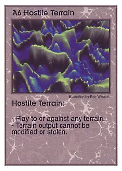 Need: 0 Want: 0 Have: 38 Will Trade: 32 In Storage: 25 A6 ‑ Hostile Terrain Set: Pir Rarity: U1 Artist: Bob Wesson Need: 0 Want: 0 Have: 38 Will Trade: 32 In Storage: 25 A6 ‑ Hostile Terrain Set: Pir Rarity: U1 Artist: Bob Wesson