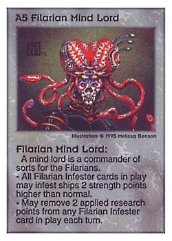 Need: 0 Want: 0 Have: 153 Will Trade: 145 In Storage: 44 A5 ‑ Filarian Mind Lord Set: PoM Rarity: R1 Artist: Melissa A. Benson Need: 0 Want: 0 Have: 153 Will Trade: 145 In Storage: 44 A5 ‑ Filarian Mind Lord Set: PoM Rarity: R1 Artist: Melissa A. Benson