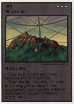 Need: 3    Want: 10    Have: 0    Will Trade: 0    In Storage: 0              B3 ‑ Biodome  Set: GI  Rarity: U1    Artist: Kris Macintyre    