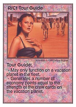 Need: 0    Want: 0    Have: 18    Will Trade: 10    In Storage: 5              R/C1 ‑ Tour Guide  Set: AT  Rarity: C1    Artist: Debbie Hughes    