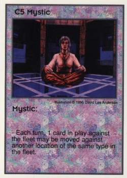 Need: 3    Want: 10    Have: 0    Will Trade: 0    In Storage: 0              C5 ‑ Mystic  Set: GI  Rarity: V1    Artist: David Lee Anderson    