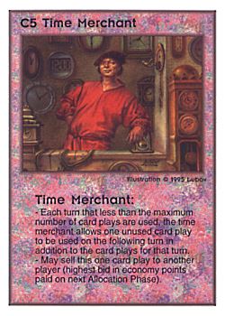 Need: 0    Want: 0    Have: 178 (+21)    Will Trade: 174    In Storage: 50              C5 ‑ Time Merchant  Set: TG  Rarity: R2    Artist: Lubov    