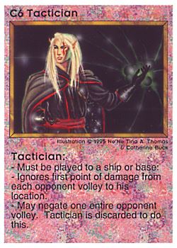Need: 0    Want: 0    Have: 12 (+103)    Will Trade: 9    In Storage: 5              C6 ‑ Tactician  Set: NE  Rarity: R1    Artist: Ne'Ne Tina A. Thomas & Catherine Buck    