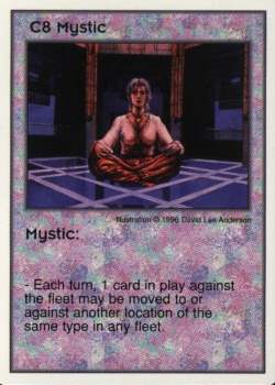 Need: 3    Want: 10    Have: 0    Will Trade: 0    In Storage: 0              C8 ‑ Mystic  Set: GI  Rarity: V1    Artist: David Lee Anderson    