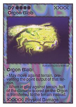 Need: 1    Want: 2    Have: 2    Will Trade: 0    In Storage: 0              D9 ‑ Orgon Blob  Set: GI  Rarity: V1    Artist: Elvis McMaad    