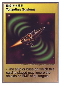 Need: 1 Want: 1 Have: 2 Will Trade: 0 In Storage: 0 E10 ‑ Targeting Systems Set: AT Rarity: E1 Artist: Randy 'Tarkas' Hoar & Tim Adams Need: 1 Want: 1 Have: 2 Will Trade: 0 In Storage: 0 E10 ‑ Targeting Systems Set: AT Rarity: E1 Artist: Randy 'Tarkas' Hoar & Tim Adams