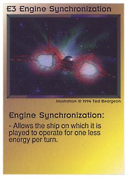 Need: 0 Want: 0 Have: 71 Will Trade: 63 In Storage: 58 E3 ‑ Engine Synchronization Set: PE Rarity: C2 Artist: Ted Beargeon Need: 0 Want: 0 Have: 71 Will Trade: 63 In Storage: 58 E3 ‑ Engine Synchronization Set: PE Rarity: C2 Artist: Ted Beargeon
