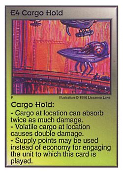 Need: 0    Want: 0    Have: 40    Will Trade: 32    In Storage: 27              E4 ‑ Cargo Hold  Set: Pir  Rarity: U1    Artist: Lissanne Lake    