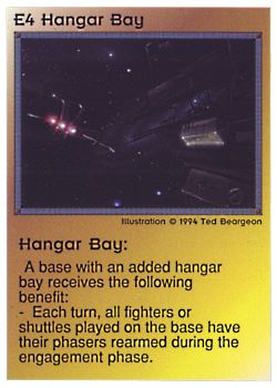 Need: 0 Want: 0 Have: 26 Will Trade: 18 In Storage: 13 E4 ‑ Hangar Bay Set: PE Rarity: V2 Artist: Ted Beargeon Need: 0 Want: 0 Have: 26 Will Trade: 18 In Storage: 13 E4 ‑ Hangar Bay Set: PE Rarity: V2 Artist: Ted Beargeon