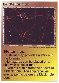 Need: 0    Want: 0    Have: 24 (+23)    Will Trade: 20    In Storage: 17              E4 ‑ Stellar Map  Set: PE  Rarity: V2    Artist: Mark Poole    