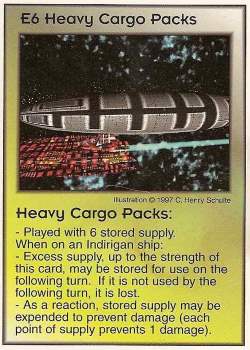 Need: 1 Want: 12 Have: 0 Will Trade: 0 In Storage: 0 E6 ‑ Heavy Cargo Packs Set: Pro7 Rarity: Pro7 Artist: C. Henry Schulte Need: 1 Want: 12 Have: 0 Will Trade: 0 In Storage: 0 E6 ‑ Heavy Cargo Packs Set: Pro7 Rarity: Pro7 Artist: C. Henry Schulte