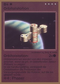 Need: 0    Want: 0    Have: 68 (+132)    Will Trade: 64    In Storage: 25              B4 ‑ Base Station (Orbitalstation)  Set: GGB  Rarity: U1    Artist: Gary A. Kalin    