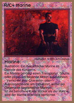 Need: 0    Want: 0    Have: 55 (+197)    Will Trade: 51    In Storage: 25              R/C4 ‑ Marine  Set: GGB  Rarity: U1    Artist: John D. Matson    