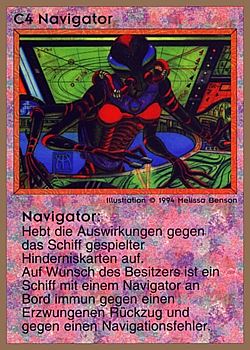Need: 0    Want: 0    Have: 15 (+151)    Will Trade: 11    In Storage: 10              C4 ‑ Navigator  Set: GGB  Rarity: U2    Artist: Melissa A. Benson    