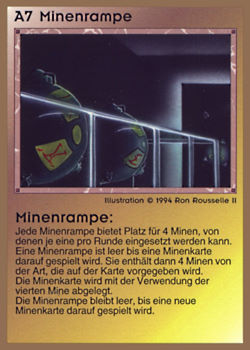 Need: 0    Want: 0    Have: 18 (+29)    Will Trade: 15    In Storage: 13              A7 ‑ Mine Rack (Minenrampe)  Set: GGB  Rarity: R1    Artist: Ron Rousselle II    