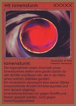 Need: 0    Want: 0    Have: 71 (+135)    Will Trade: 67    In Storage: 25              H5 ‑ Ion Storm (Ionensturm)  Set: GGB  Rarity: U1    Artist: Josepha Haveman    
