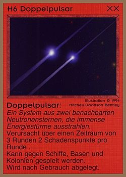 Need: 0    Want: 0    Have: 75 (+135)    Will Trade: 72    In Storage: 25              H6 ‑ Crab Pulsar (Doppelpulsar)  Set: GGB  Rarity: U1    Artist: Mitchell Davidson Bentley    