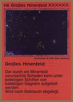 Need: 0    Want: 0    Have: 20 (+110)    Will Trade: 17    In Storage: 15              H6 ‑ Large Minefield (Großes Minenfeld)  Set: GGB  Rarity: R1    Artist: Alec Keating    