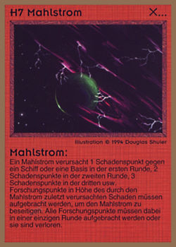 Need: 0    Want: 0    Have: 13 (+58)    Will Trade: 10    In Storage: 8              H7 ‑ Maelstrom (Mahlstrom)  Set: GGB  Rarity: R1    Artist: Douglas Shuler    