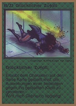 Need: 0    Want: 0    Have: 39 (+325)    Will Trade: 35    In Storage: 25              R/Z1 ‑ Lucky Crew Action (Glücklicher Zufall)  Set: GGB  Rarity: C1    Artist: Susan Van Camp    