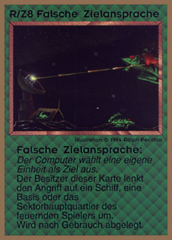 Need: 0    Want: 0    Have: 21 (+56)    Will Trade: 19    In Storage: 16              R/Z8 ‑ Targeting Error (Falsche Zielansprache)  Set: GGB  Rarity: R1    Artist: Ralph Pecchia Jr.    