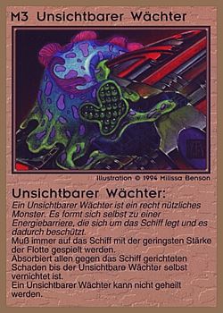 Need: 0    Want: 0    Have: 37 (+305)    Will Trade: 33    In Storage: 25              M3 ‑ Invinco Guardian (Unsichtbarer Wächter)  Set: GGB  Rarity: C1    Artist: Melissa A. Benson    