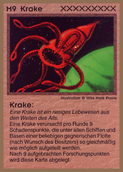 Need: 0    Want: 0    Have: 18 (+38)    Will Trade: 16    In Storage: 13              M9 ‑ Kraken (Krake)  Set: GGB  Rarity: R1    Artist: Mark Poole    