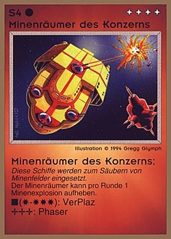 Need: 0    Want: 0    Have: 36 (+126)    Will Trade: 32    In Storage: 25              S4 ‑ Corporate Minesweeper (Minenräumer des Konzerns)  Set: GGB  Rarity: C2    Artist: Gregg Glymph    