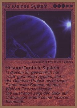 Need: 0 Want: 0 Have: 40 (+319) Will Trade: 36 In Storage: 25 K5 ‑ Small System ‑ Hcsuar‑Drahcir System (Kleines System ‑ Hcsuar‑Drahcir‑System) Set: GGB Rarity: C2 Artist: Mitchell Davidson Bentley Need: 0 Want: 0 Have: 40 (+319) Will Trade: 36 In Storage: 25 K5 ‑ Small System ‑ Hcsuar‑Drahcir System (Kleines System ‑ Hcsuar‑Drahcir‑System) Set: GGB Rarity: C2 Artist: Mitchell Davidson Bentley