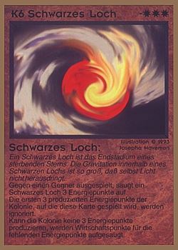Need: 0    Want: 0    Have: 90 (+136)    Will Trade: 87    In Storage: 25              K6 ‑ Black Hole (Schwarzes Loch)  Set: GGB  Rarity: U1    Artist: Josepha Haveman    