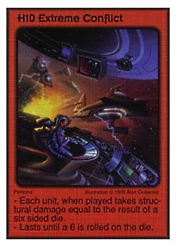 Need: 2    Want: 1    Have: 0    Will Trade: 0    In Storage: 0              H10 ‑ Extreme Conflict  Set: GI  Rarity: E1    Artist: Alan Gutierrez    