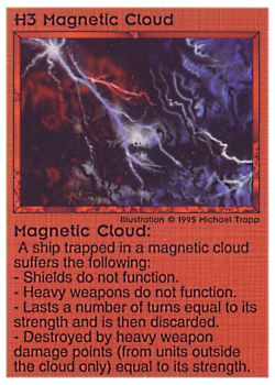 Need: 0    Want: 0    Have: 70    Will Trade: 62    In Storage: 43              H3 ‑ Magnetic Cloud  Set: NE  Rarity: C1    Artist: Michael Trapp    