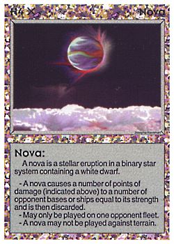 Need: 0    Want: 0    Have: 27 (+36)    Will Trade: 23    In Storage: 20              H4 ‑ Nova (Right)  Set: BE  Rarity: U1    Artist: Josepha Haveman    