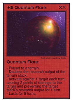 Need: 1    Want: 10    Have: 2    Will Trade: 0    In Storage: 0              H5 ‑ Quantum Flare  Set: GI  Rarity: U1    Artist: Andrew Smith    