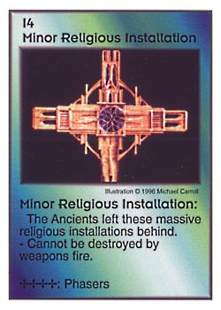 Need: 0    Want: 0    Have: 35    Will Trade: 27    In Storage: 22              I4 ‑ Minor Religious Installation  Set: Pir  Rarity: U1    Artist: Michael Carroll    
