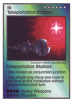 Need: 0    Want: 3    Have: 10    Will Trade: 0    In Storage: 1              I6 ‑ Teleportation Station  Set: Per  Rarity: U1    Artist: N. Taylor Blanchard    