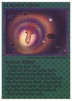 Need: 0    Want: 0    Have: 24 (+28)    Will Trade: 20    In Storage: 17              L3 ‑ Aurora Effect  Set: NE  Rarity: U1    Artist: Ralph Pecchia Jr.    