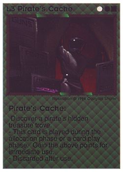 Need: 0    Want: 0    Have: 64 (+216)    Will Trade: 60    In Storage: 56              L3 ‑ Pirate's Cache  Set: PE  Rarity: U1    Artist: Douglas Shuler    