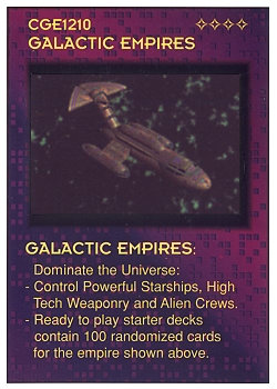 Need: 0    Want: 0    Have: -1    Will Trade: 0    In Storage: 0              Galactic Invaders Starter: Zedan (Series X)  Set: GI      Artist: George T. Henne Jr.    