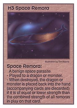 Need: 2    Want: 4    Have: 7    Will Trade: 0    In Storage: 0              M3 ‑ Space Remora  Set: AT  Rarity: R1    Artist: Tim Adams    