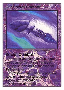 Need: 0    Want: 0    Have: 38    Will Trade: 30    In Storage: 18              O2 ‑ Social Combat  Set: Pir  Rarity: U1    Artist: Victor Yarter    