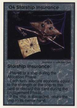Need: 3    Want: 10    Have: 0    Will Trade: 0    In Storage: 0              O4 ‑ Starship Insurance  Set: GI  Rarity: V1    Artist: Michael Trapp    