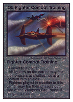 Need: 0    Want: 9    Have: 4    Will Trade: 0    In Storage: 0              O5 ‑ Fighter Combat Training  Set: GI  Rarity: U1    Artist: Alan Clark    