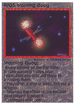 Need: 0    Want: 0    Have: 14    Will Trade: 6    In Storage: 2              R/O5 ‑ Warning Buoy  Set: NE  Rarity: R1    Artist: Doug Savage    