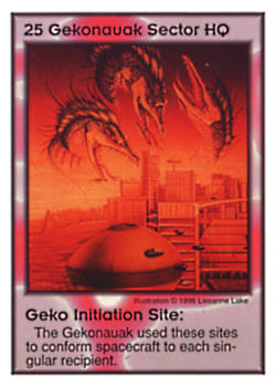 Need: 2    Want: 10    Have: 1    Will Trade: 0    In Storage: 0              HQ25 ‑ Gekonauak Sector HQ  Set: GI  Rarity: V3    Artist: Lissanne Lake    